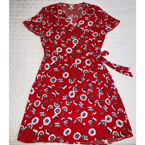 Jcrew Factory Women’s mini wrap dress. size 6 - Picture 2 of 8